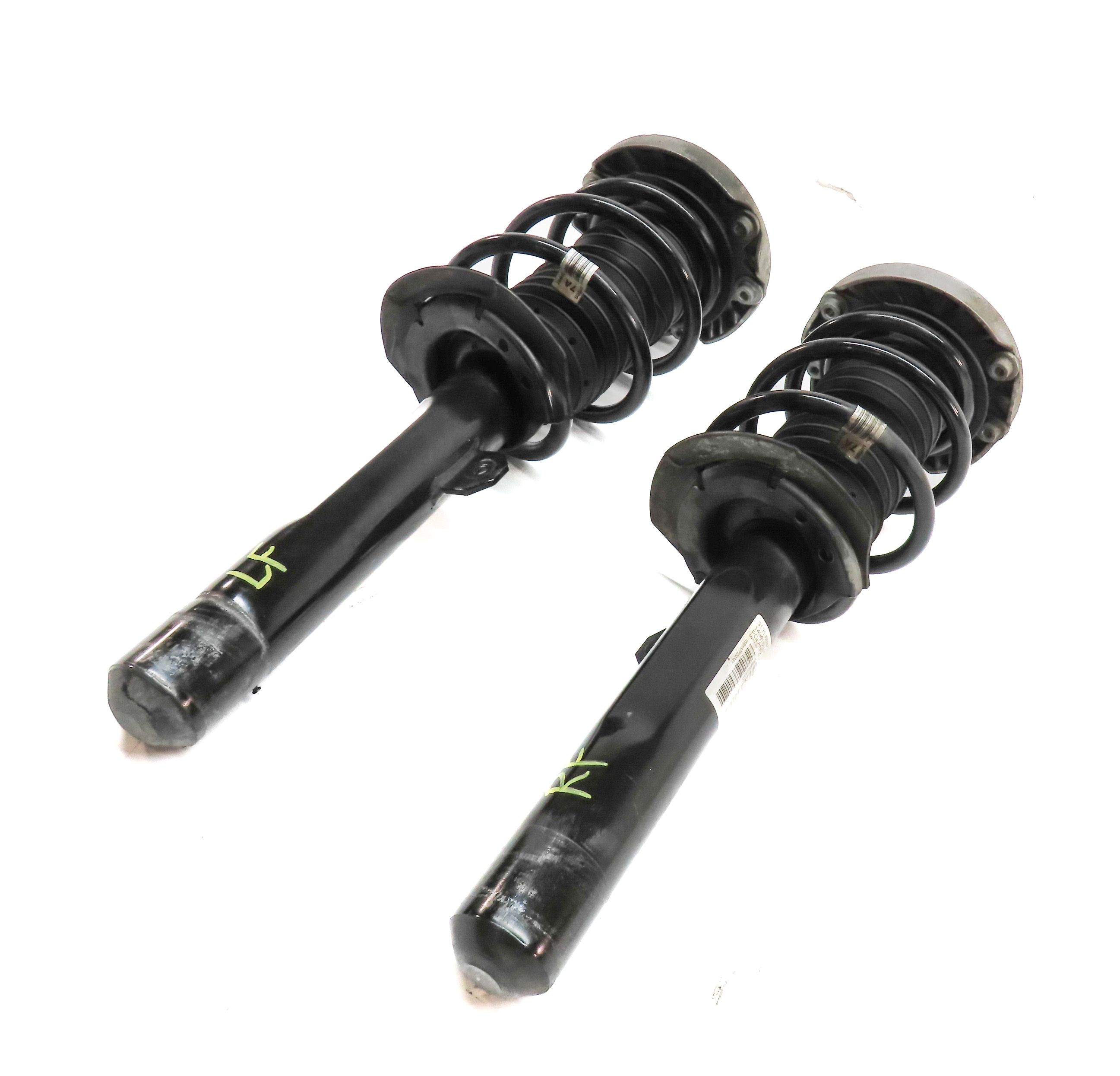 16-19 BMW X1 (F48) FRONT LEFT & RIGHT STANDARD SUSPENSION SHOCK STRUT SET — exact item pictured